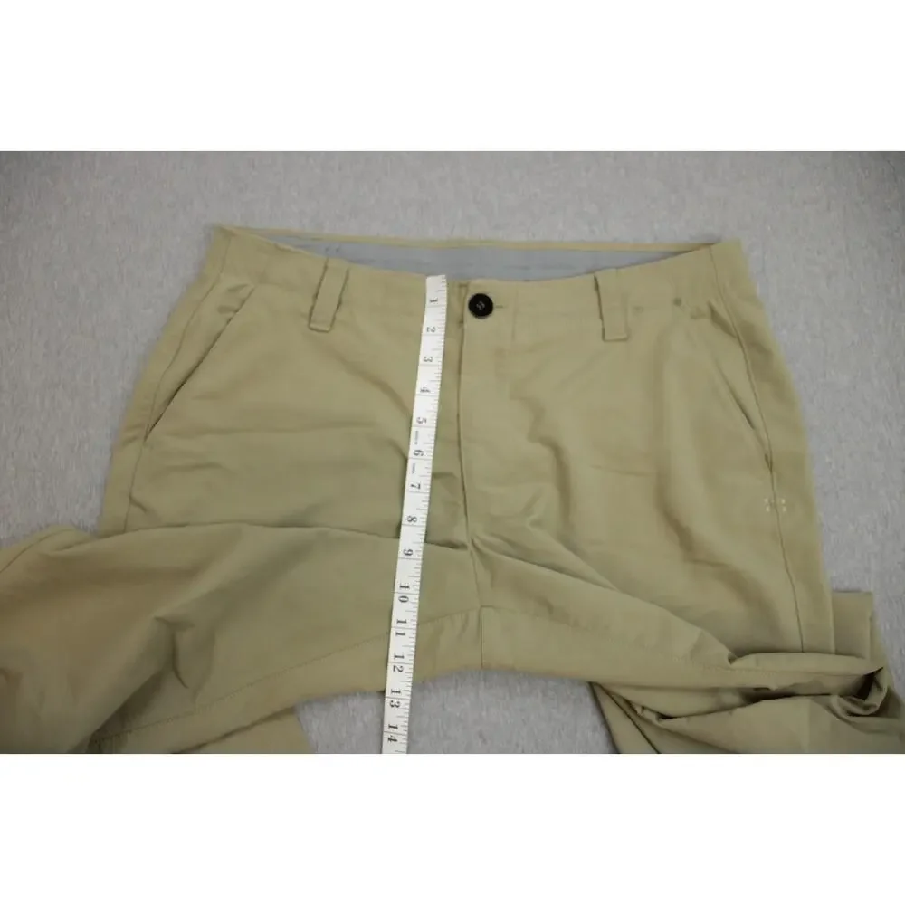 Under Armour Pants Men's Size 36 x 30 Biege Stretch Performance Golf Straight‎
